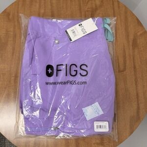 FIGS Womens Large Petite Zamora Jogger 2.0 Pants Lilac Dawn medical nursing